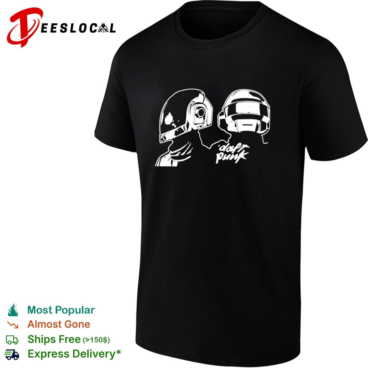 Daft Punk Helmet Duo Electronic Music shirt