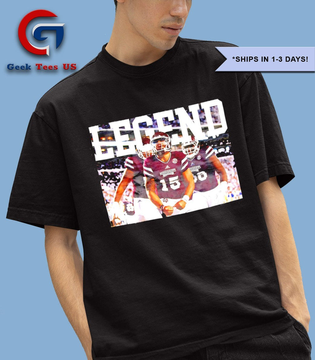Dak Prescott the Starkville Legend Mississippi State Bulldogs football vintage shirt