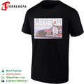 Dale Earnhardt legend NASCAR sitting on car shirt