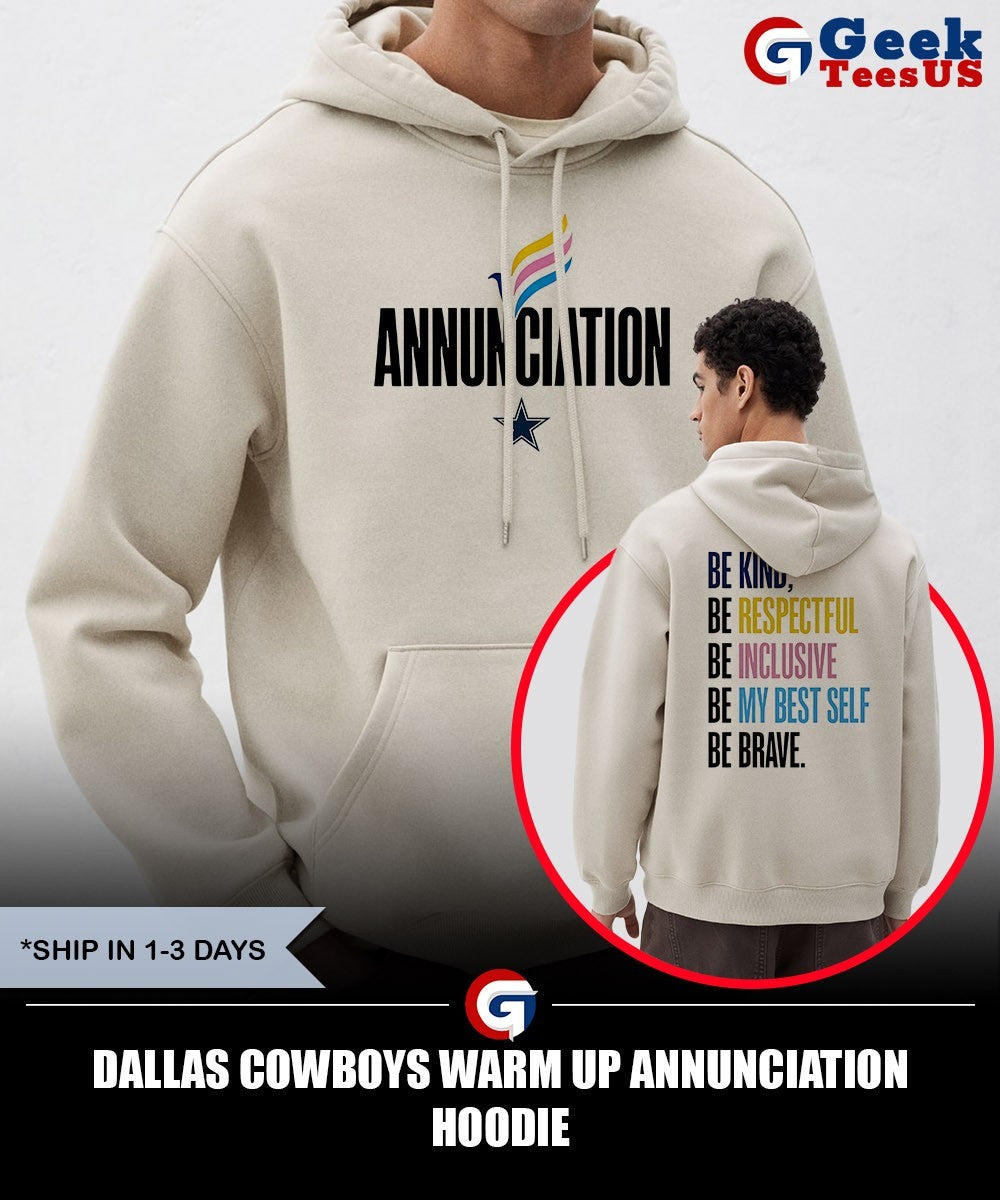 Dallas Cowboys Warm Up Annunciation shirt