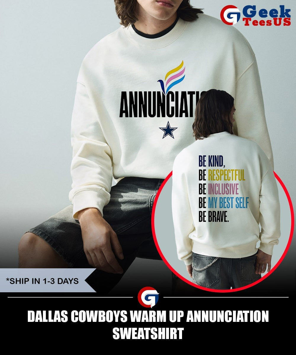 Dallas Cowboys Warm Up Annunciation shirt