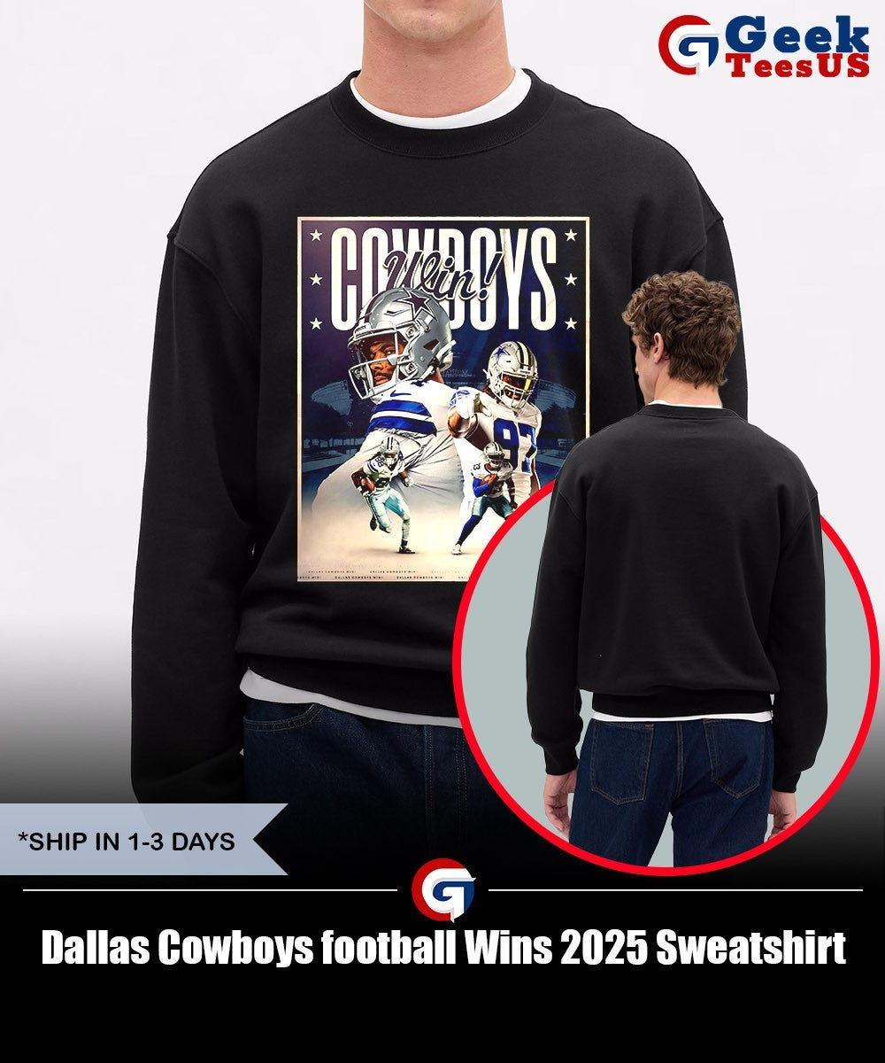 Dallas Cowboys football Wins 2025 shirt