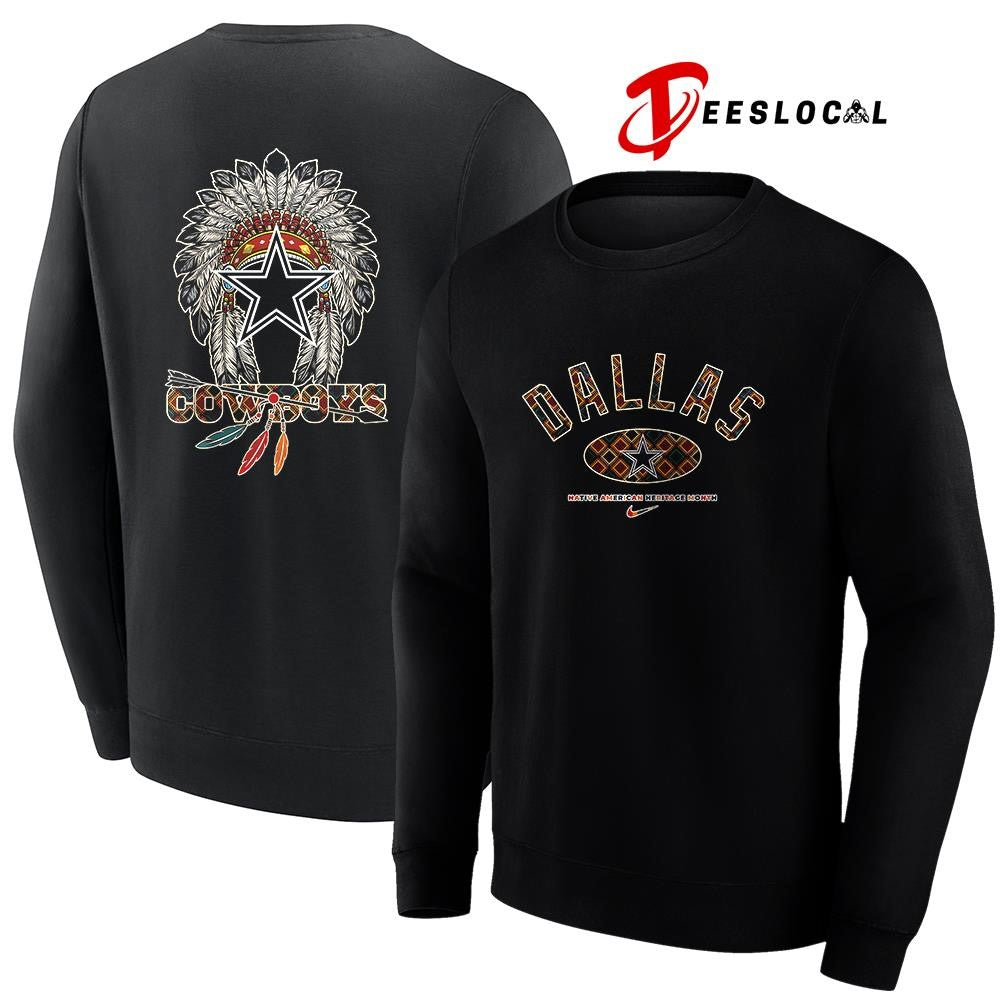 Dallas Cowboys x Native American heritage month logo shirt