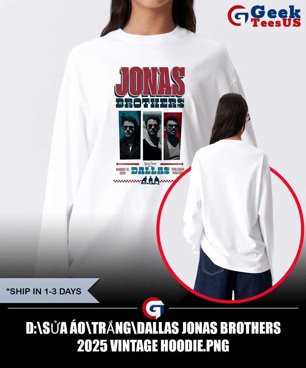 Dallas Jonas Brothers 2025 vintage shirt