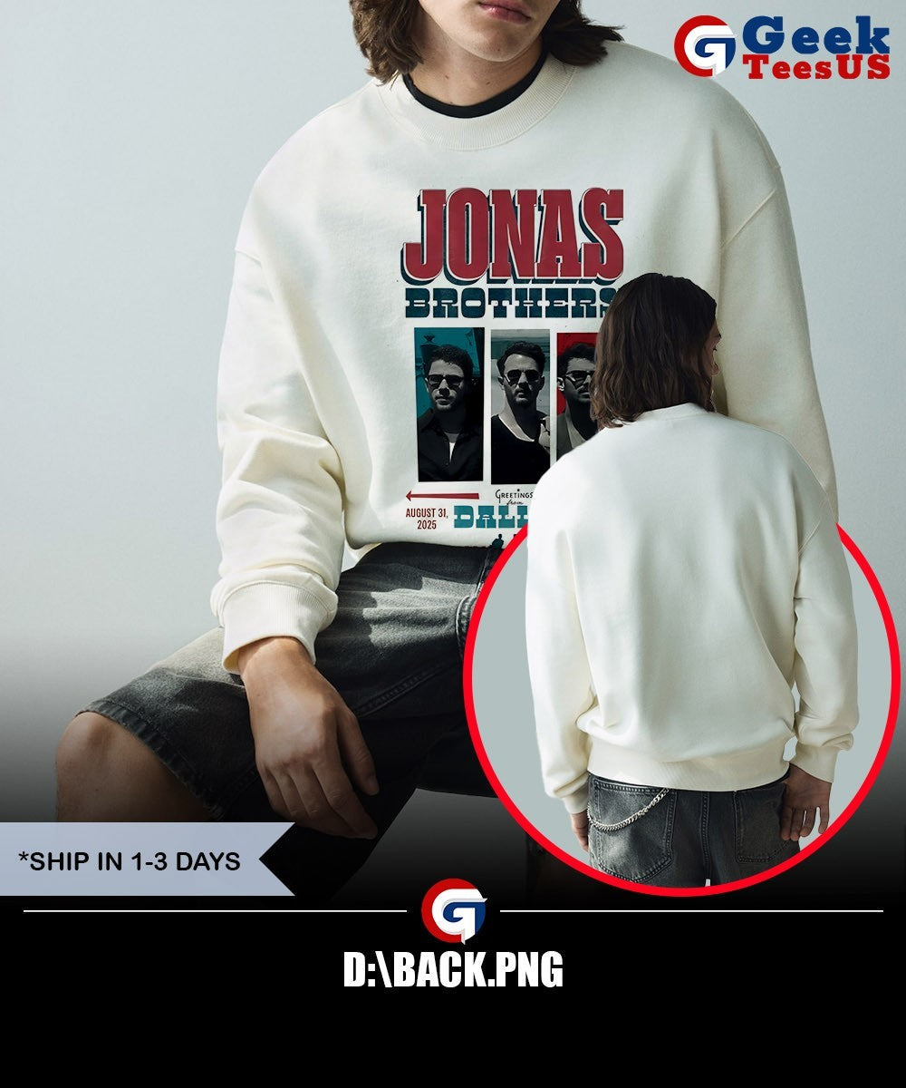 Dallas Jonas Brothers 2025 vintage shirt