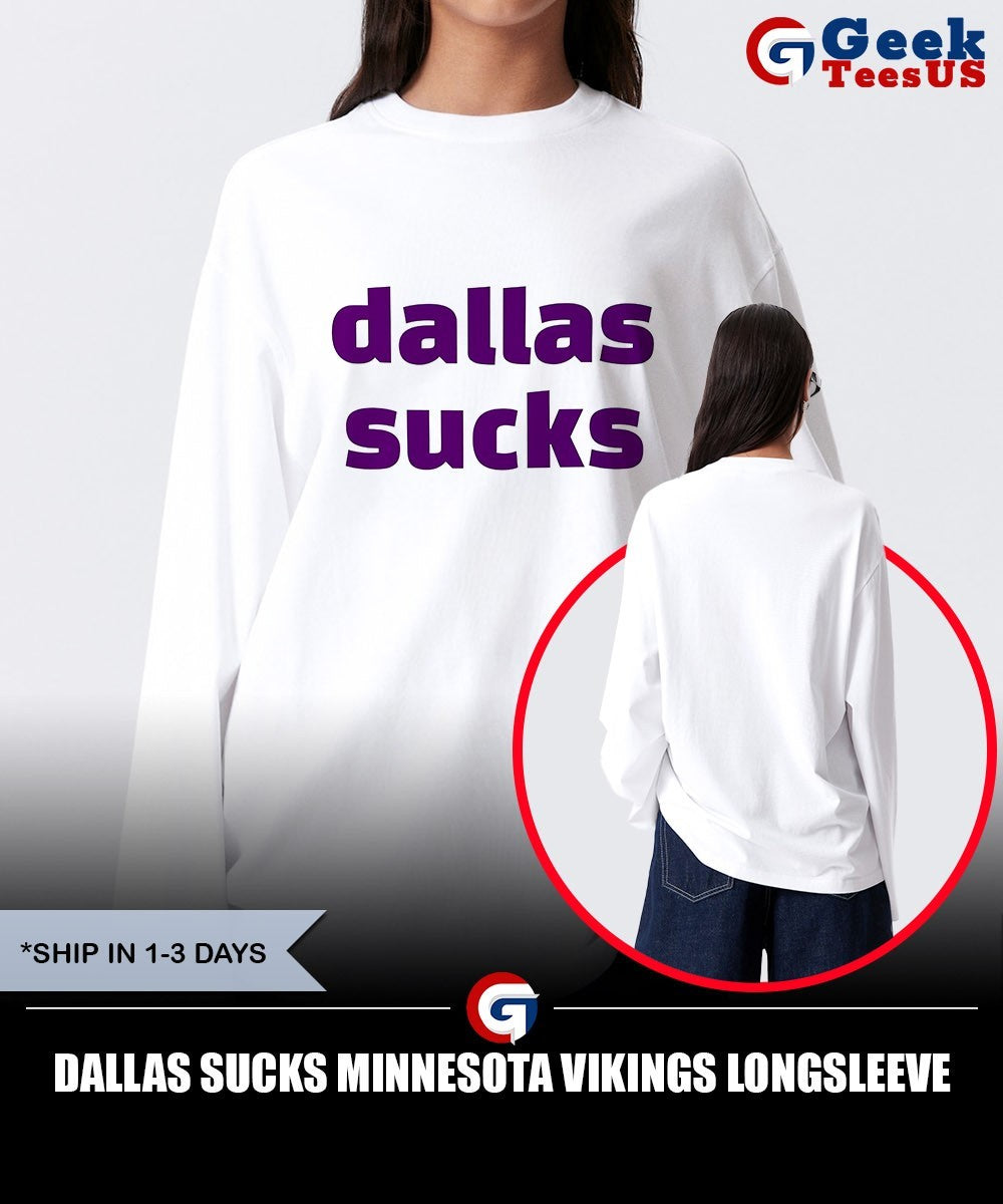 Dallas Sucks Minnesota Vikings shirt