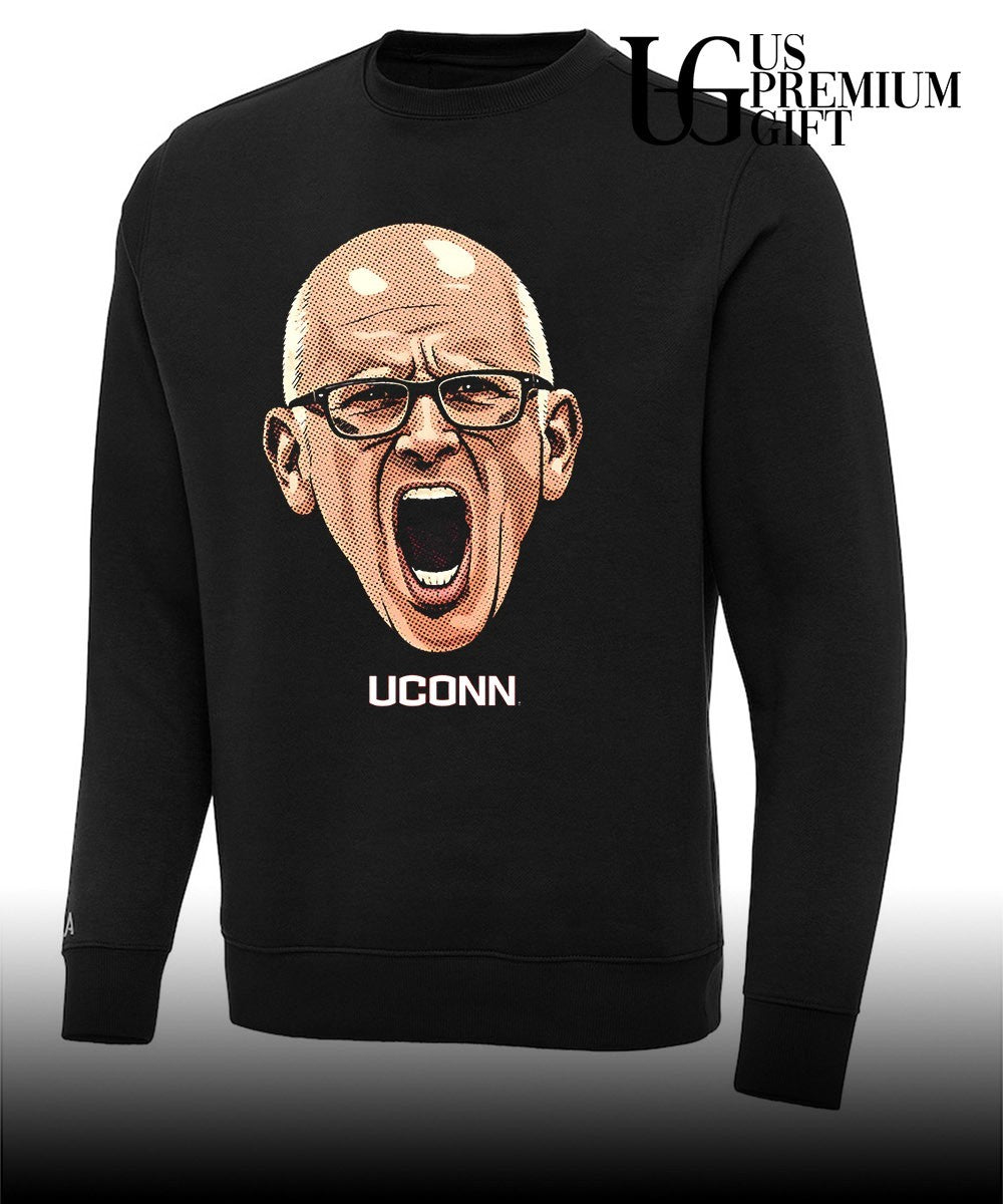Dan Hurley Coach UConn Huskies men’s basketball Big Head shirt