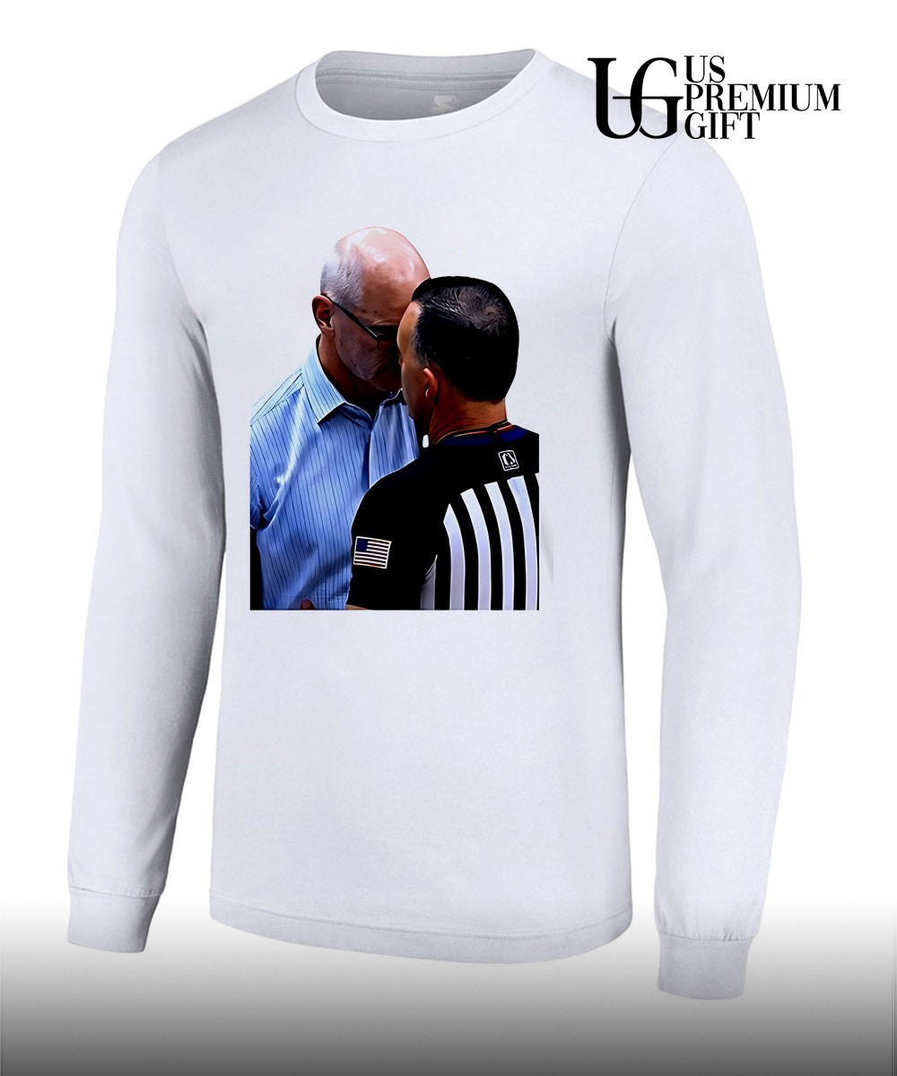 Dan Hurley heated Moment Uconn Huskies Headbutt vs Ref Basketball shirt