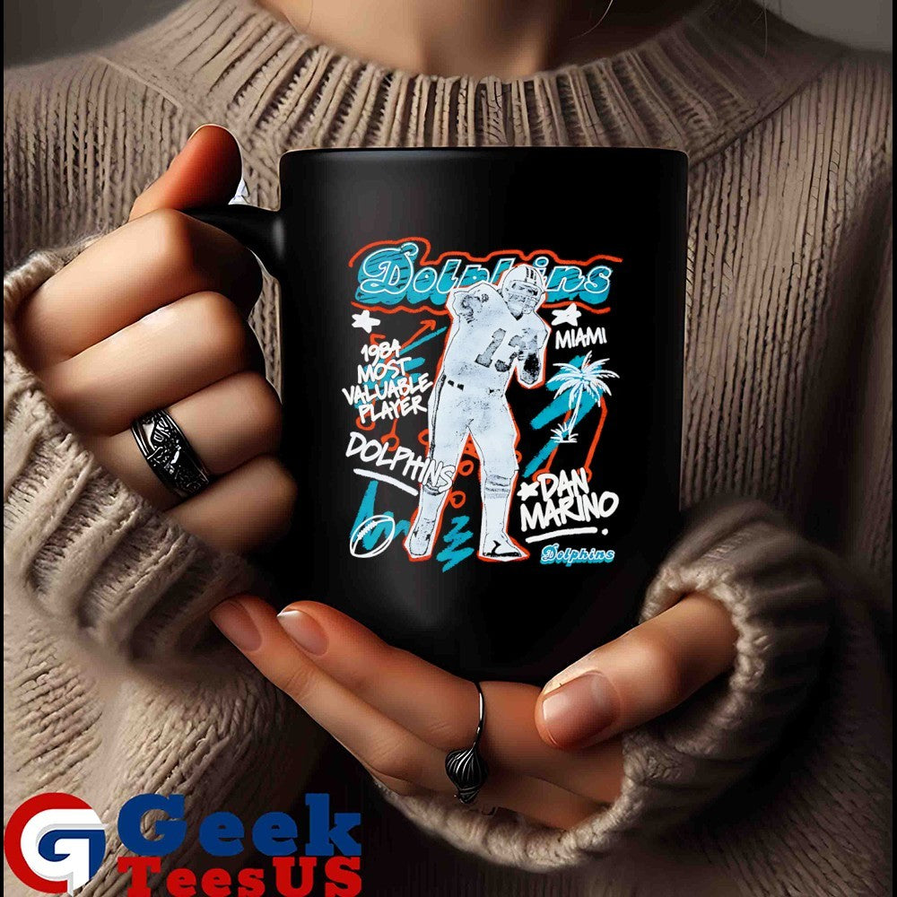 Dan Marino Miami Dolphins football graphic shirt