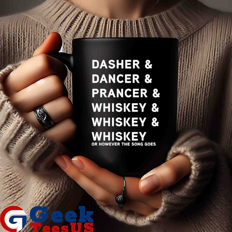 Dancer Prancer and Whiskey Bourbon and Scotch shirt