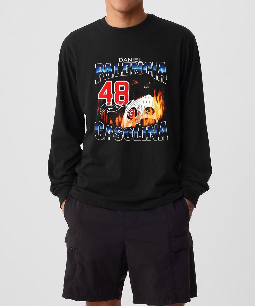 Daniel Palencia Gasolina 48 Chicago Cubs baseball signature shirt