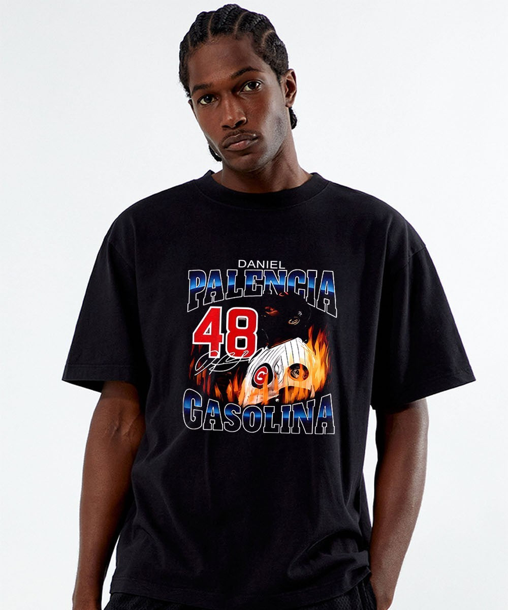 Daniel Palencia Gasolina 48 Chicago Cubs baseball signature shirt