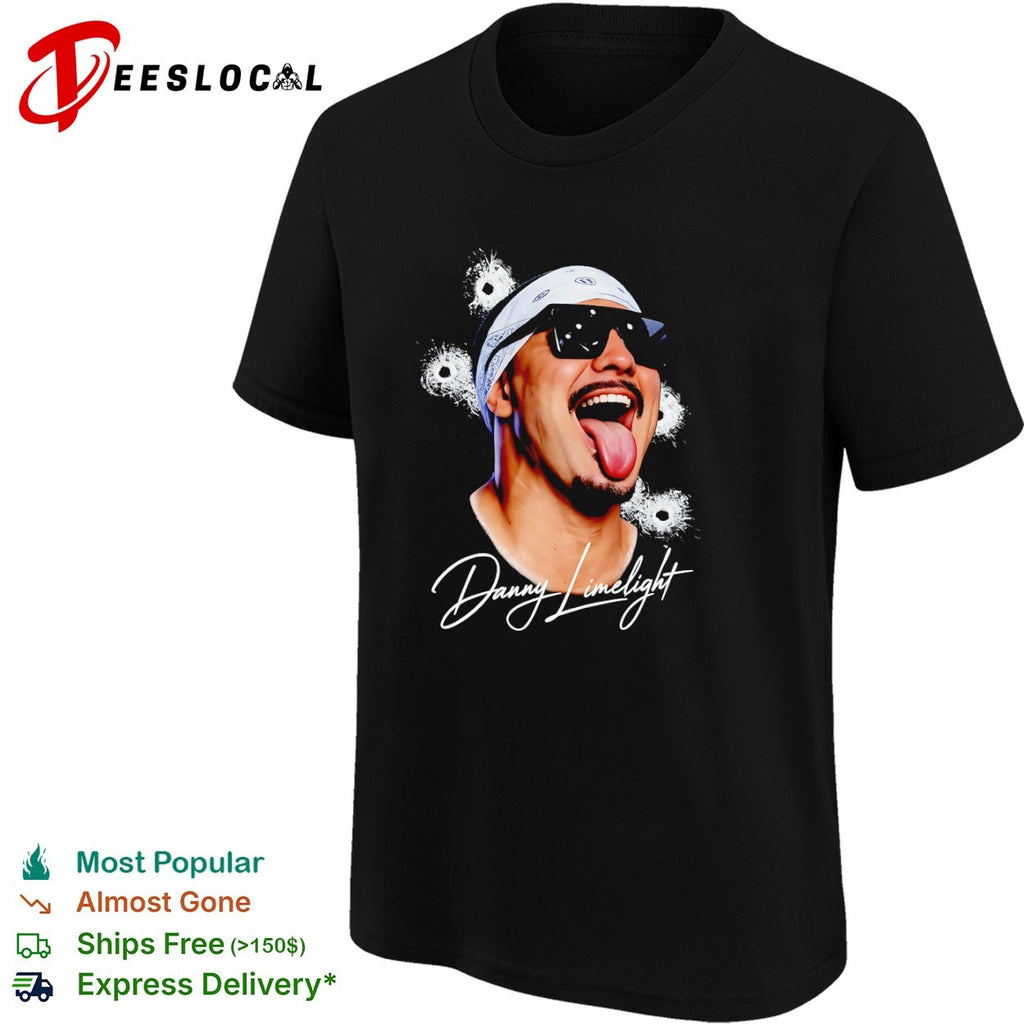 Danny Limelight Portrait Wrestling AEW shirt