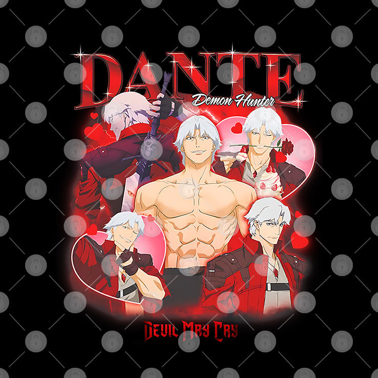 Dante Demon Hunter Devil May Cry T Shirt