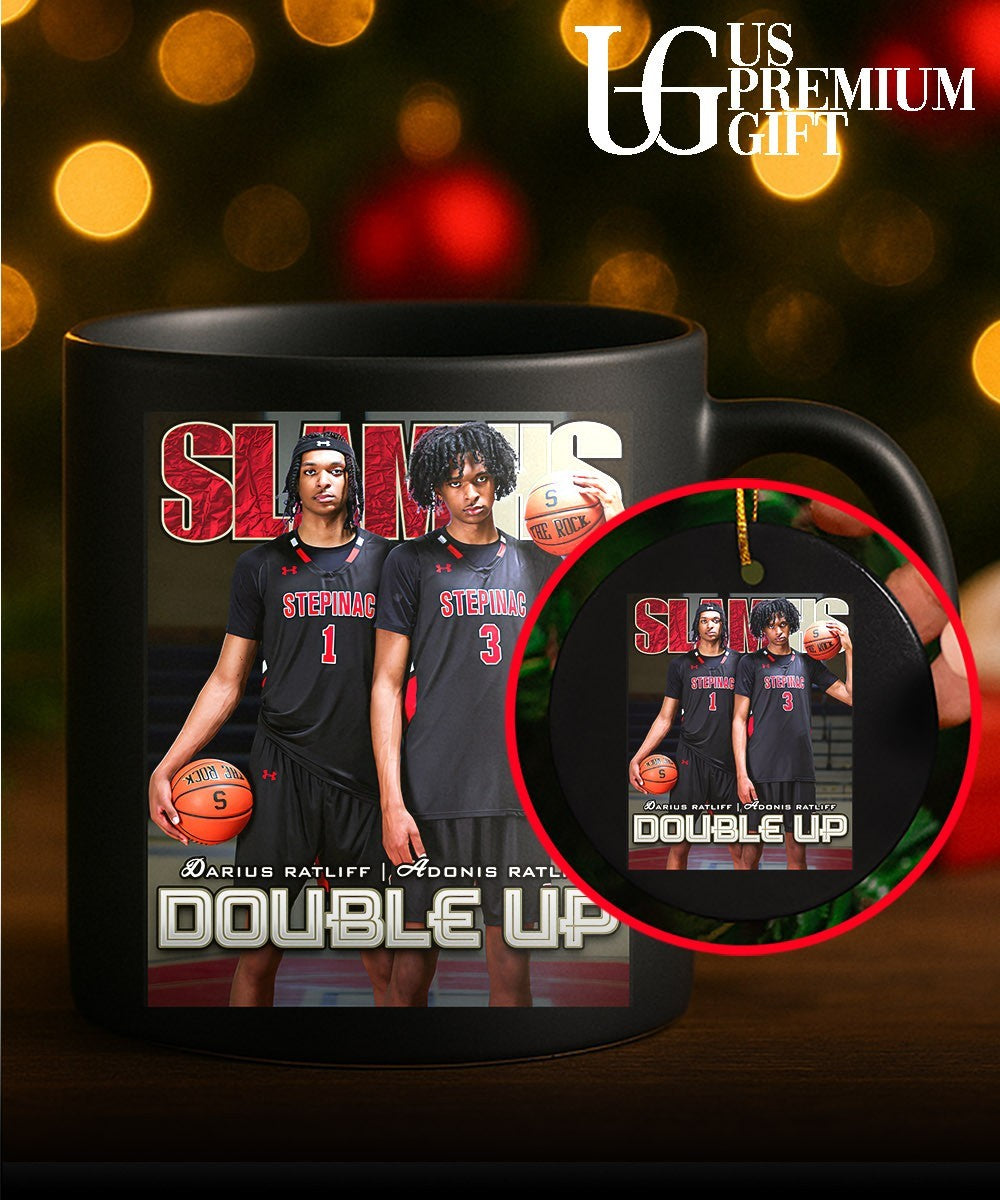 Darius and Adonis Ratliff Double Up Archbishop Stepinac NBA Slam shirt