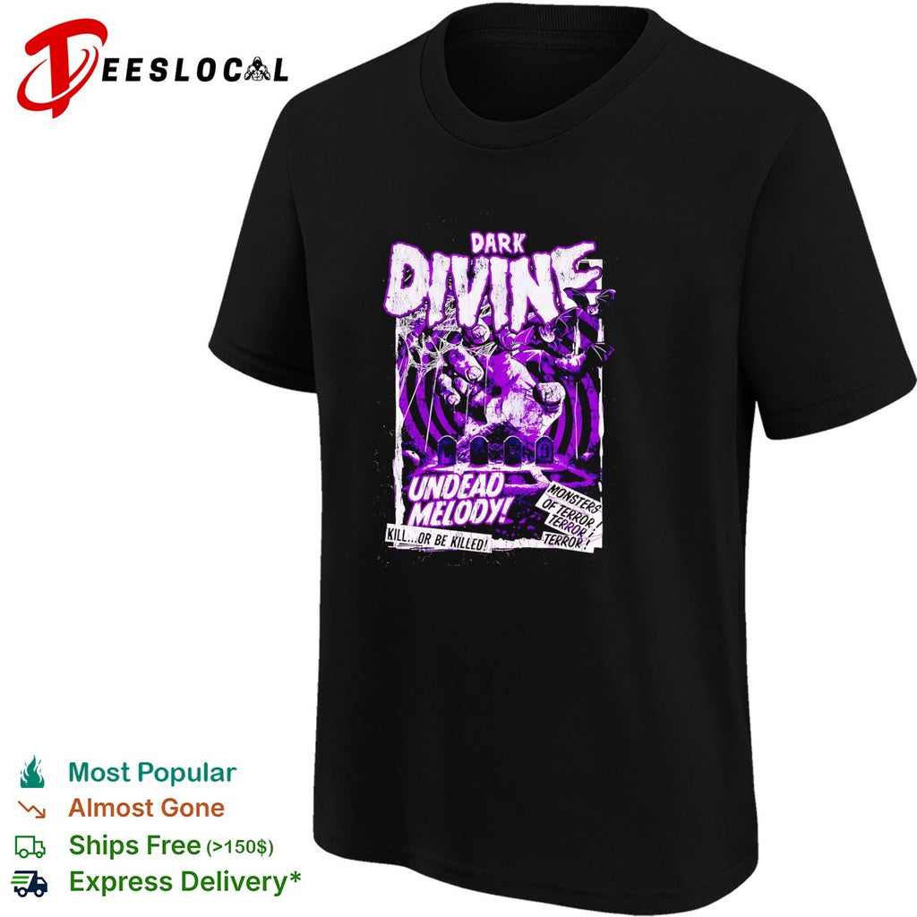 Dark Divine undead melody horror poster shirt