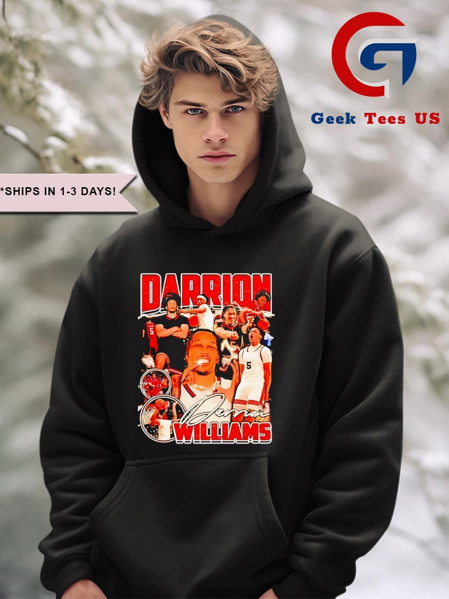Darrion Williams Texas Tech Red Raiders basketball signature shirt