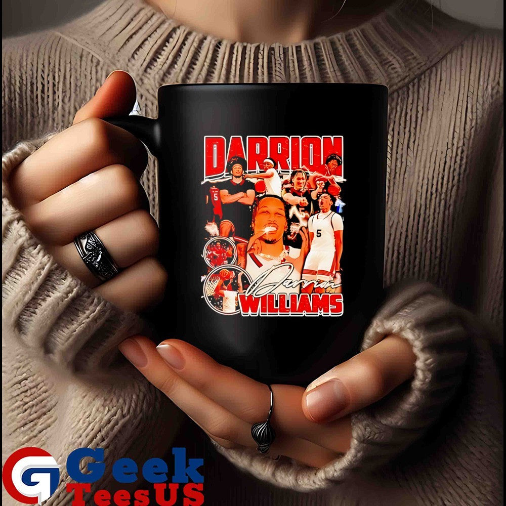 Darrion Williams Texas Tech Red Raiders basketball signature shirt