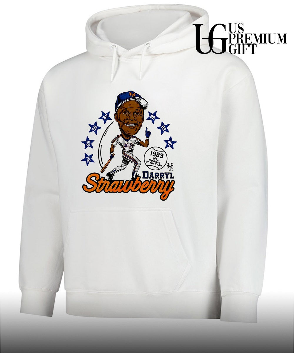 Darryl Strawberry New York Mets Rookie of the Year 1983 NL caricature shirt