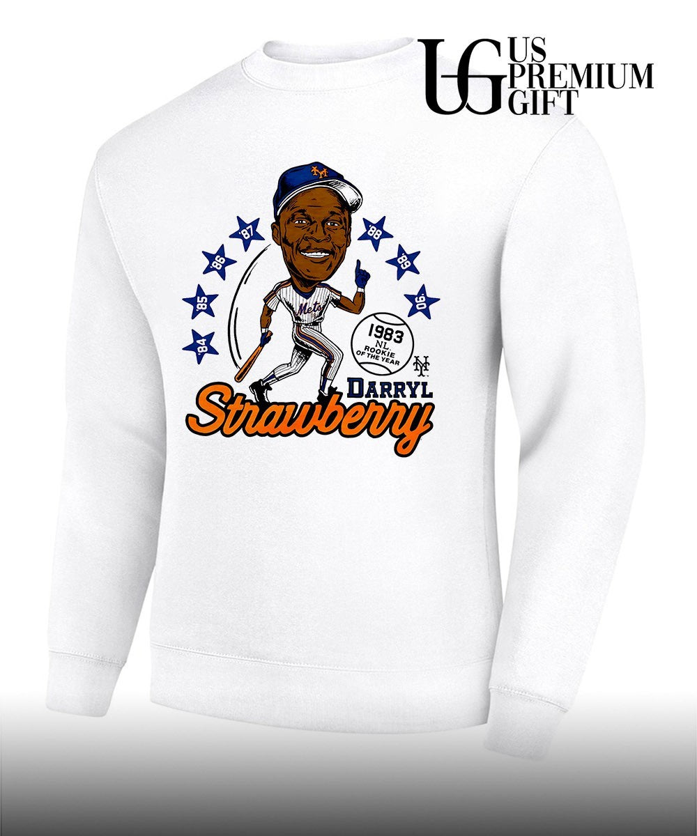 Darryl Strawberry New York Mets Rookie of the Year 1983 NL caricature shirt