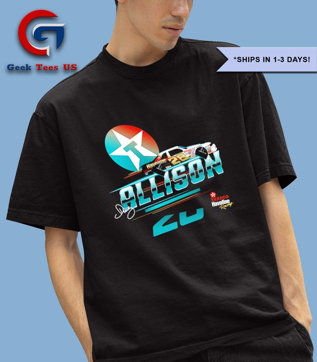 Davey Allison 28 Havoline Racing Nascar 2025 shirt