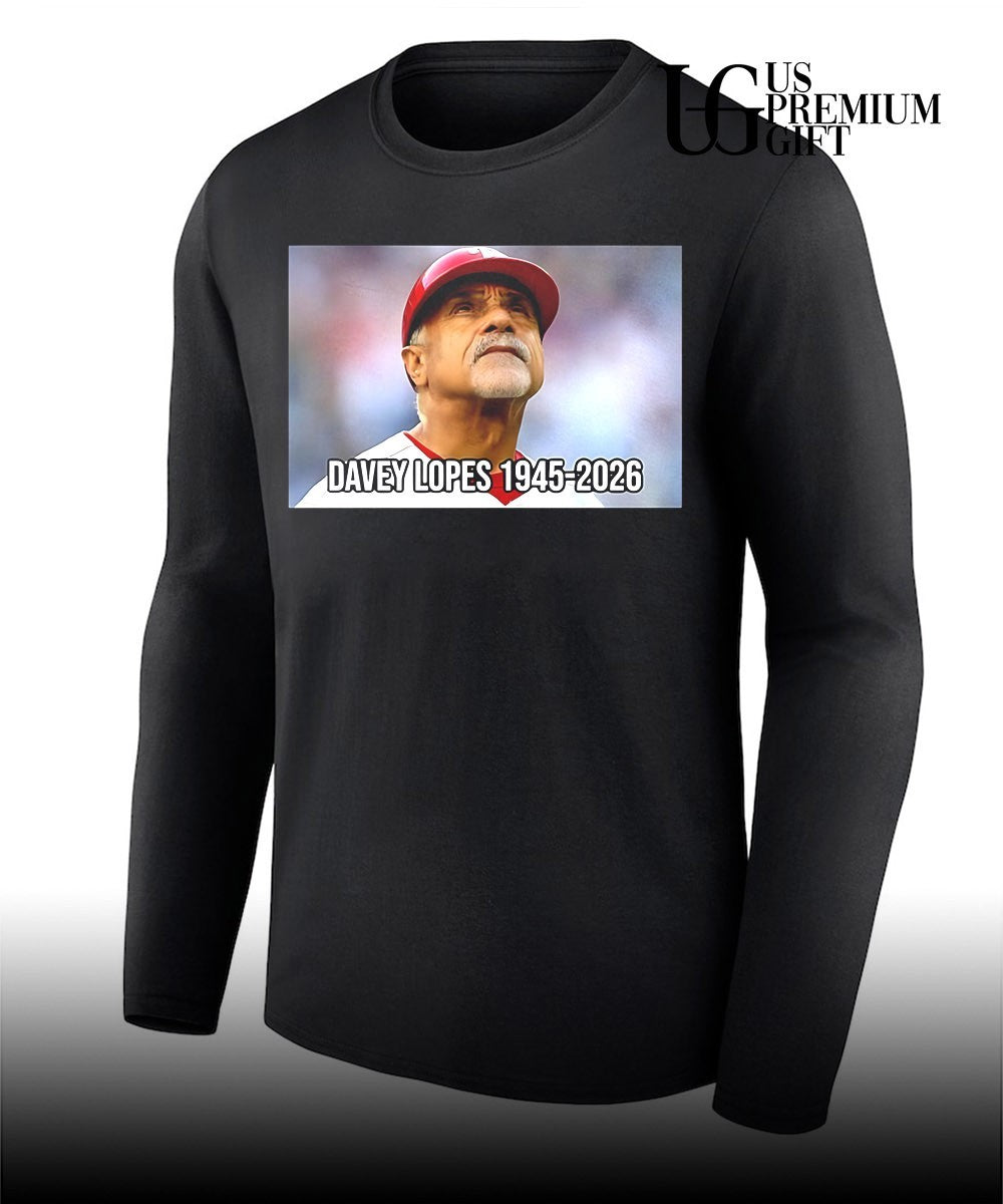 Davey Lopes 1945-2026 Philadelphia Phillies baseball shirt