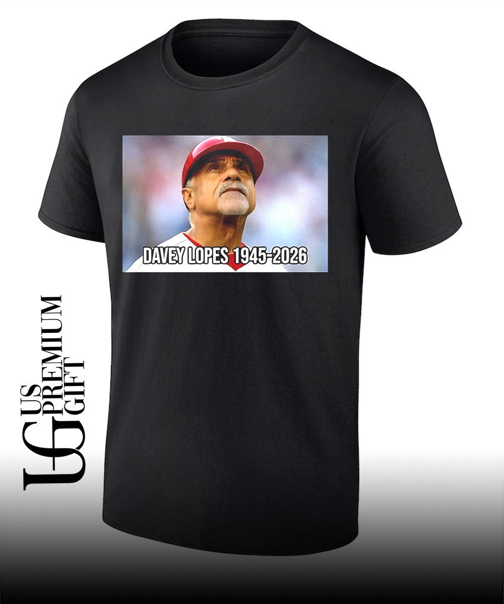 Davey Lopes 1945-2026 Philadelphia Phillies baseball shirt