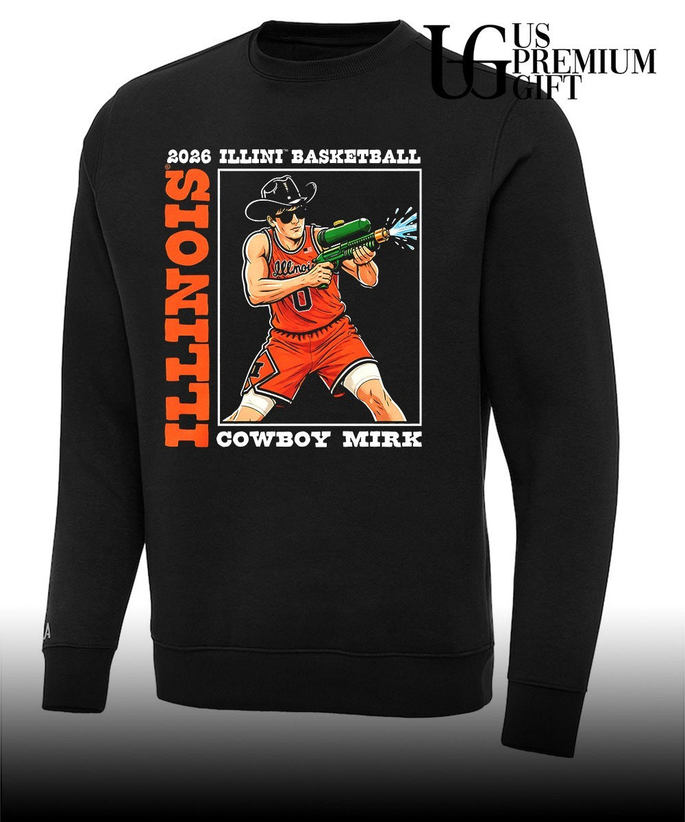 David Mirković Cowboy Illinois Fighting Illini basketball 2026 shirt