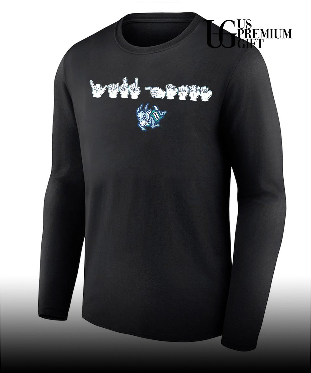 Deaf Awareness Night Hartford Yard Goats baseball shirt