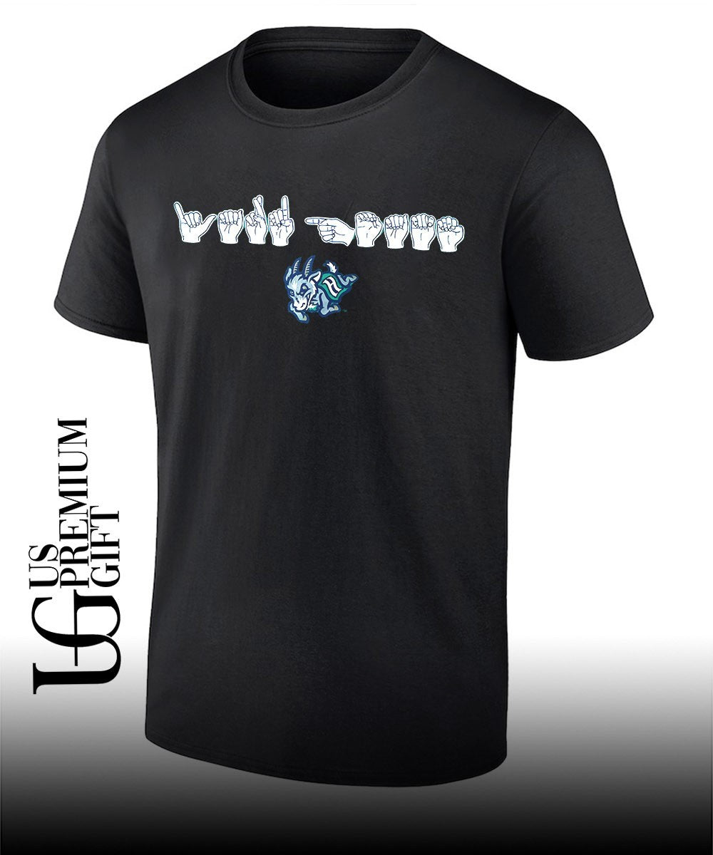 Deaf Awareness Night Hartford Yard Goats baseball shirt