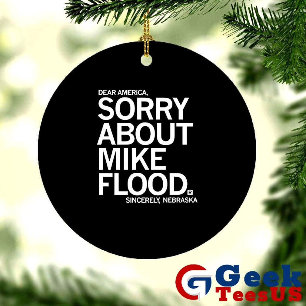Dear America sorry about Mike Flood sincerely shirt