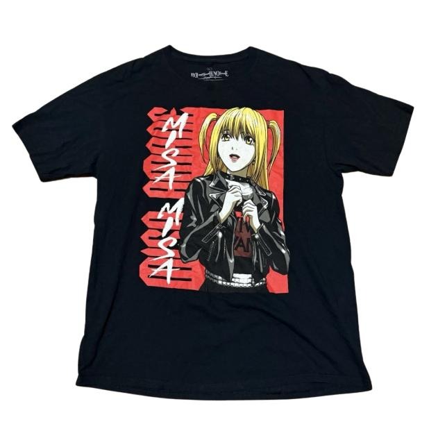 Deathnote Misa T-Shirt, Death Note Shirt, Manga Anime Tshirt, Anime Clothing, Vintage Graphic Tees, Unisex Gothic Grunge Y2k Emo Scene Amity Affliction Style Clothes Gifts for Men Women Streetwear Menswear Womenswear