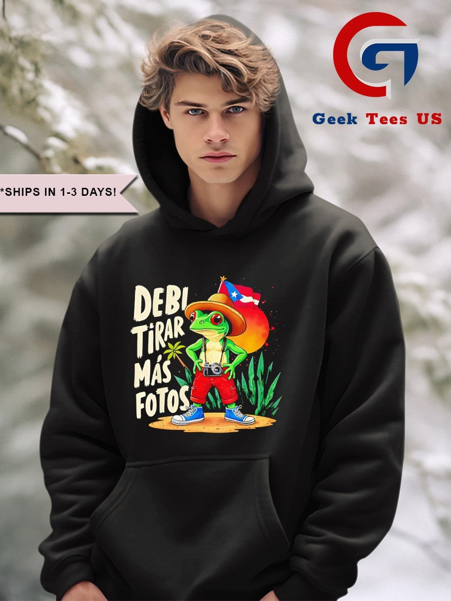 Debi tirar mas fotos Rana Caribena shirt