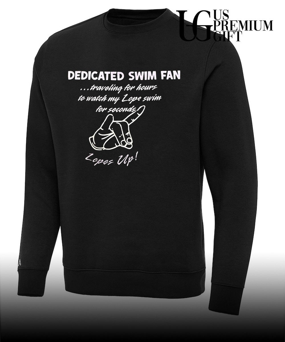 Dedicated swim fan traveling for hours to watch my Lope swim for seconds shirt