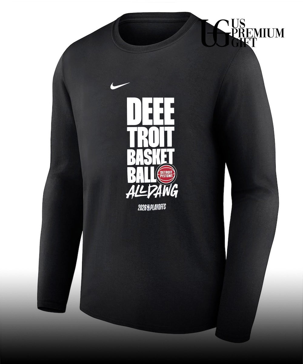 Deeetroit Basketball All Dawg’ 2025-26 Playoffs Detroit Pistons NBA Mantra Shirt
