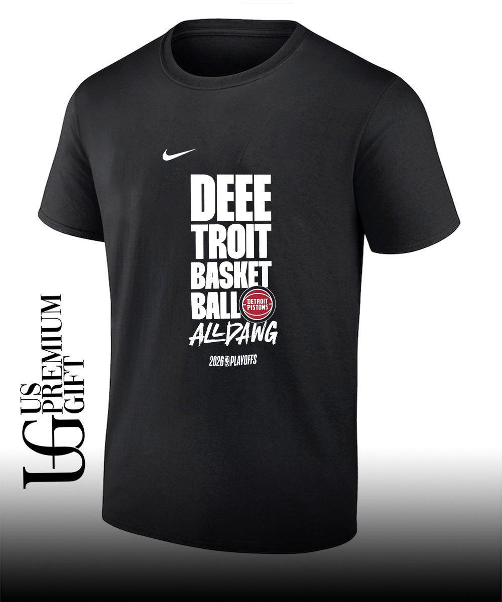 Deeetroit Basketball All Dawg’ 2025-26 Playoffs Detroit Pistons NBA Mantra Shirt