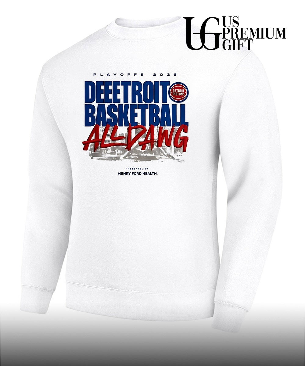 Deeetroit Basketball All Dawg Detroit Pistons Playoffs 2026 shirt