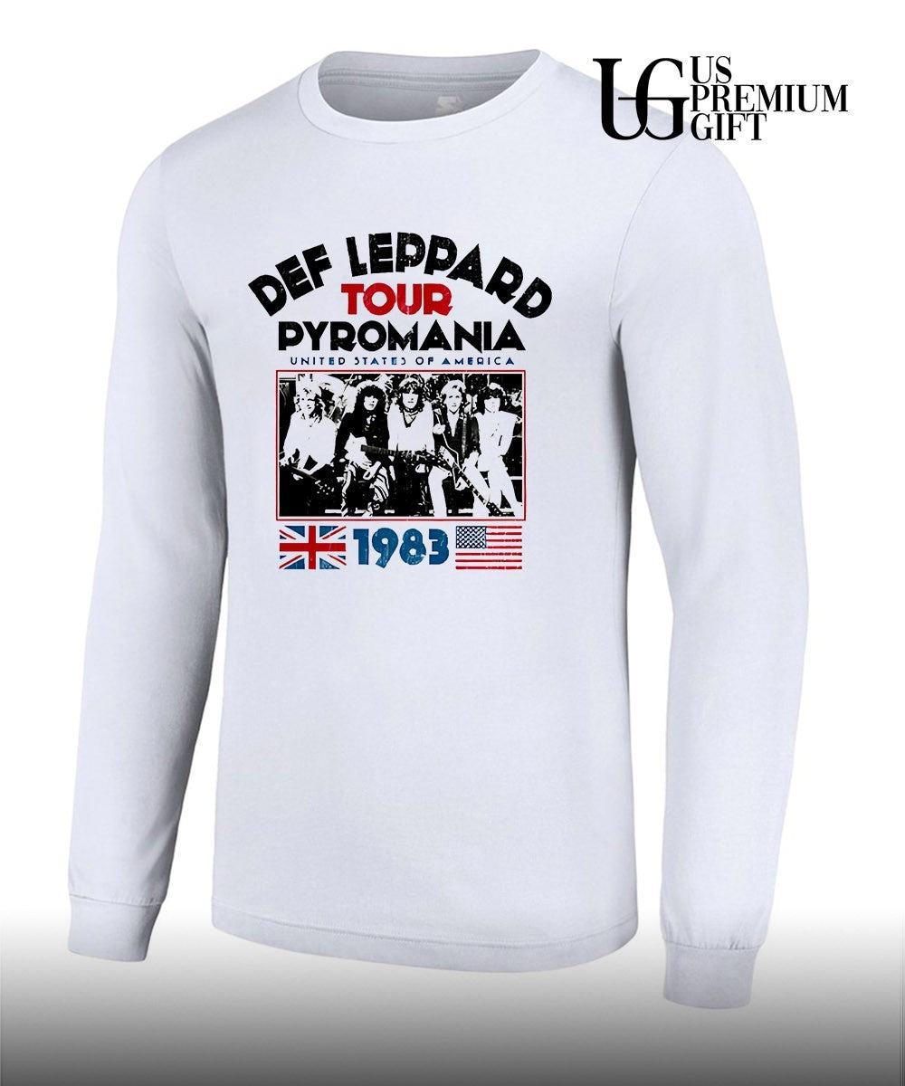 Def Leppard 1983 USA Pyromania Tour shirt