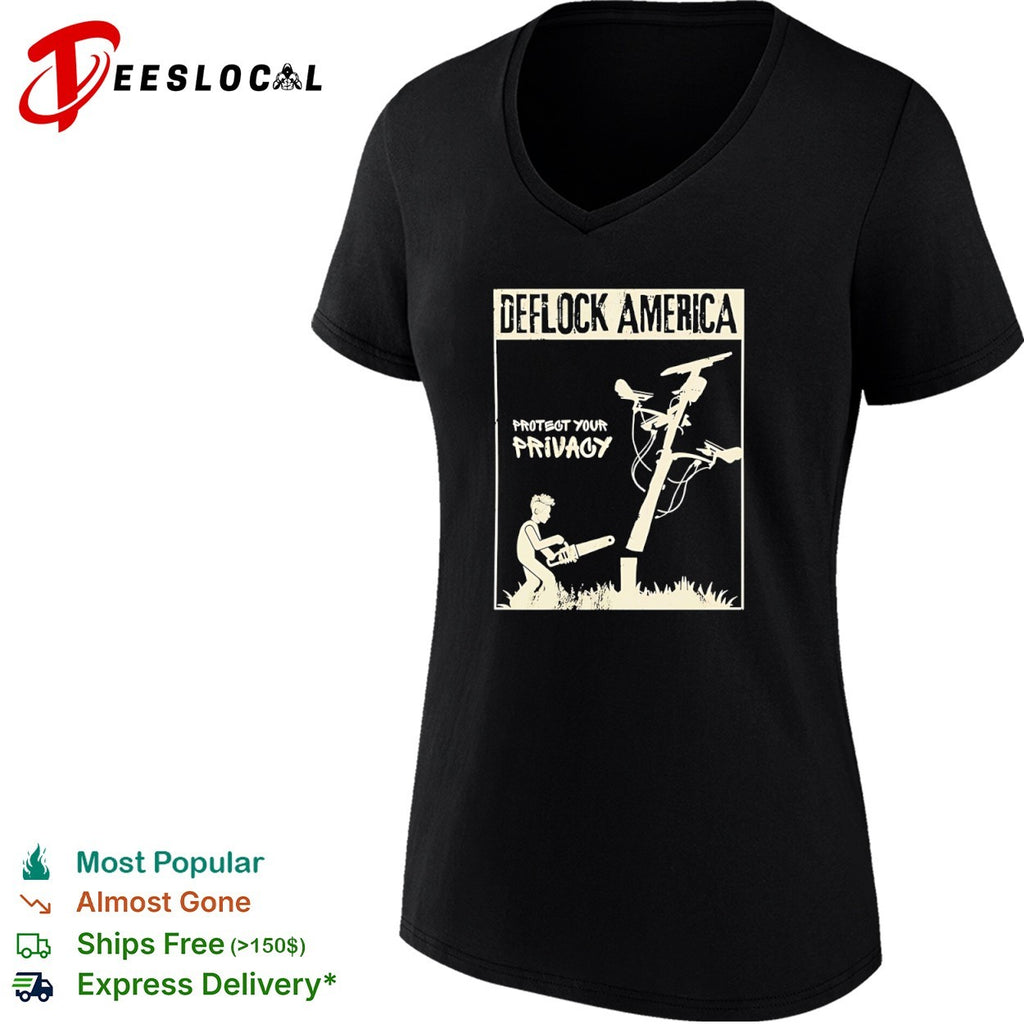 Deflock America Protect Your Privacy Distressed shirt