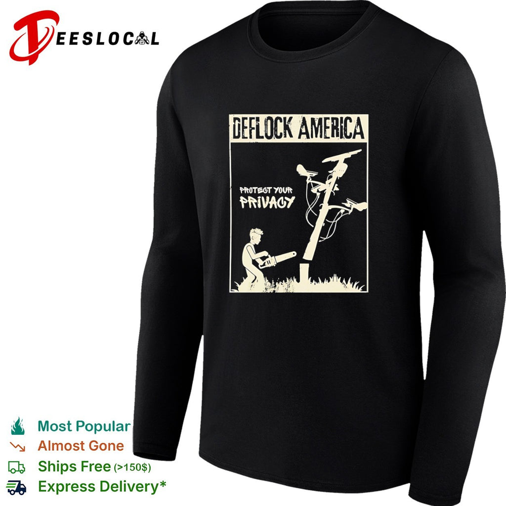 Deflock America Protect Your Privacy Distressed shirt