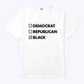 Democrat Republican Black T Shirt