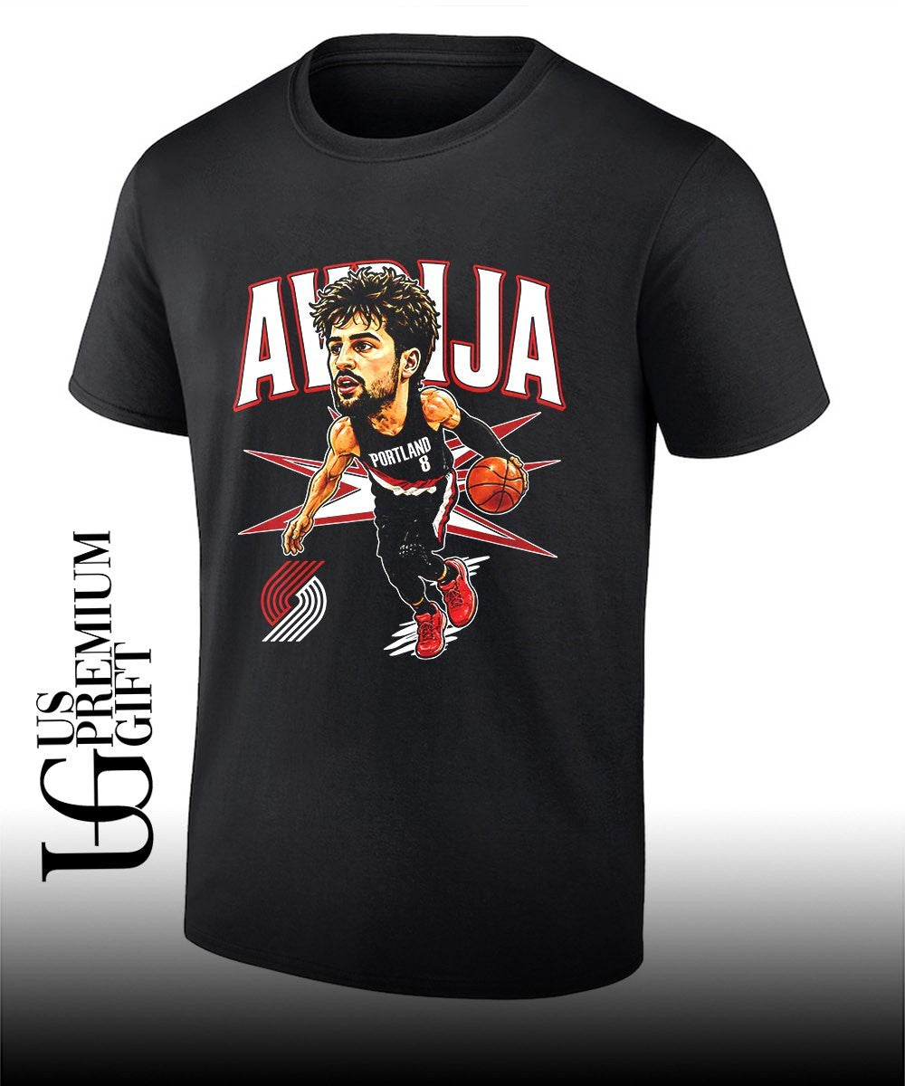Deni Avdija player Portland Trail Blazers NBA 2026 big head shirt