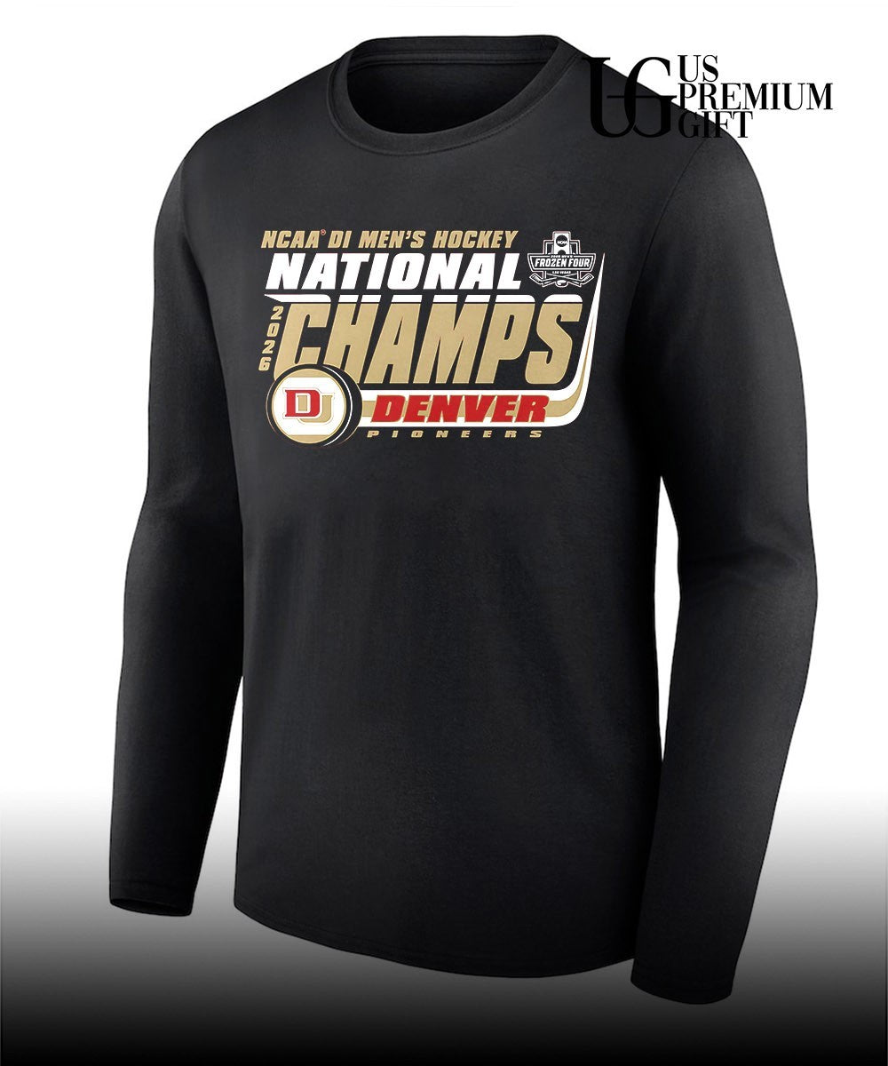 Denver Pioneers 2026 NCAA Frozen Four Men’s Ice Hockey National Champions bracket shirt