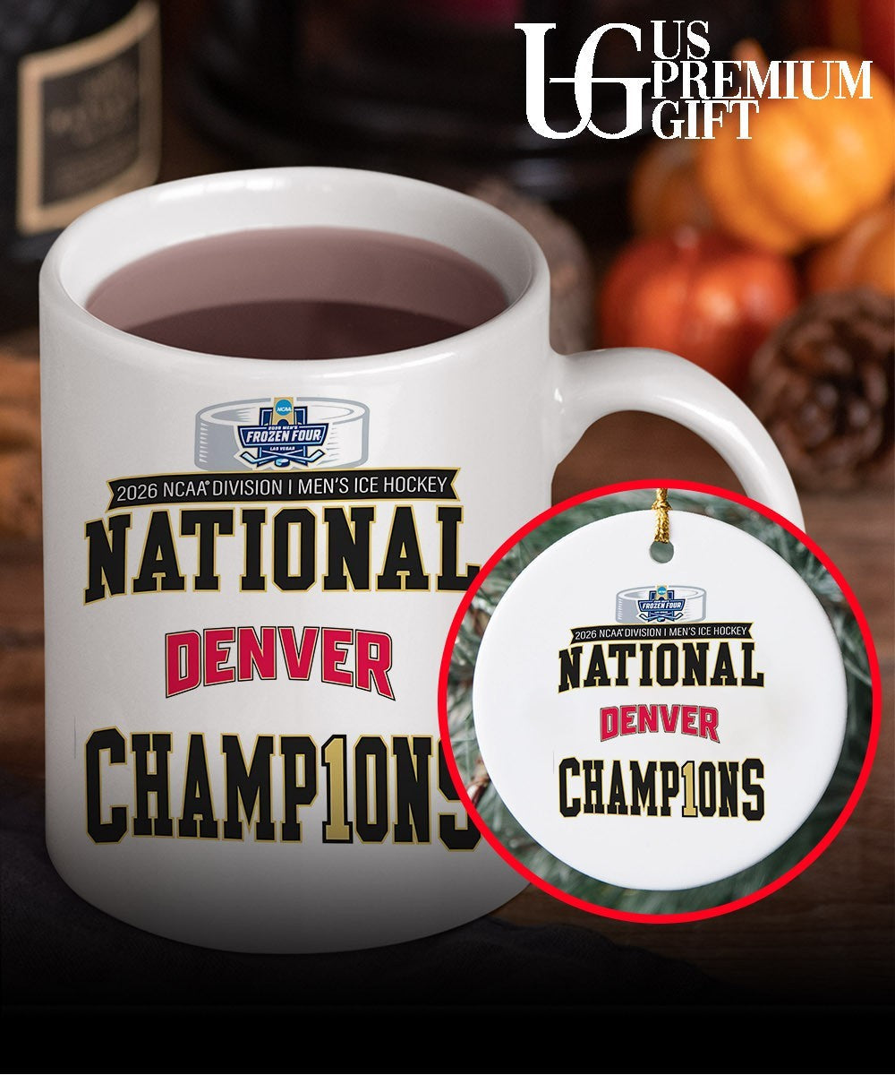 Denver Pioneers 2026 NCAA Frozen Four Men’s Ice Hockey National Champions locker room T-shirt