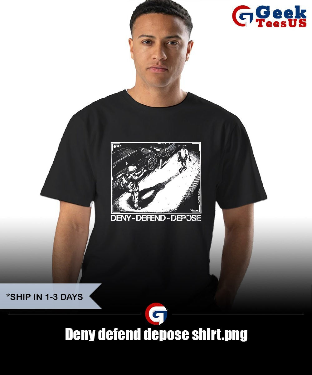 Deny defend depose photo T-shirt