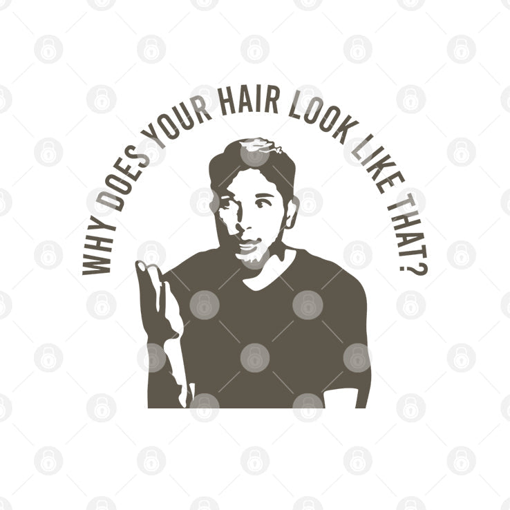 Derek Chavez Why Does Your Hair Look Like That T Shirt