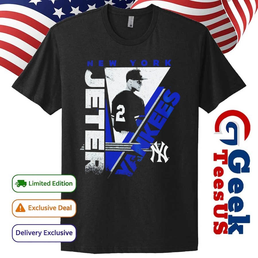 Derek Jeter New York Yankees baseball Black In the Zone Player shirt