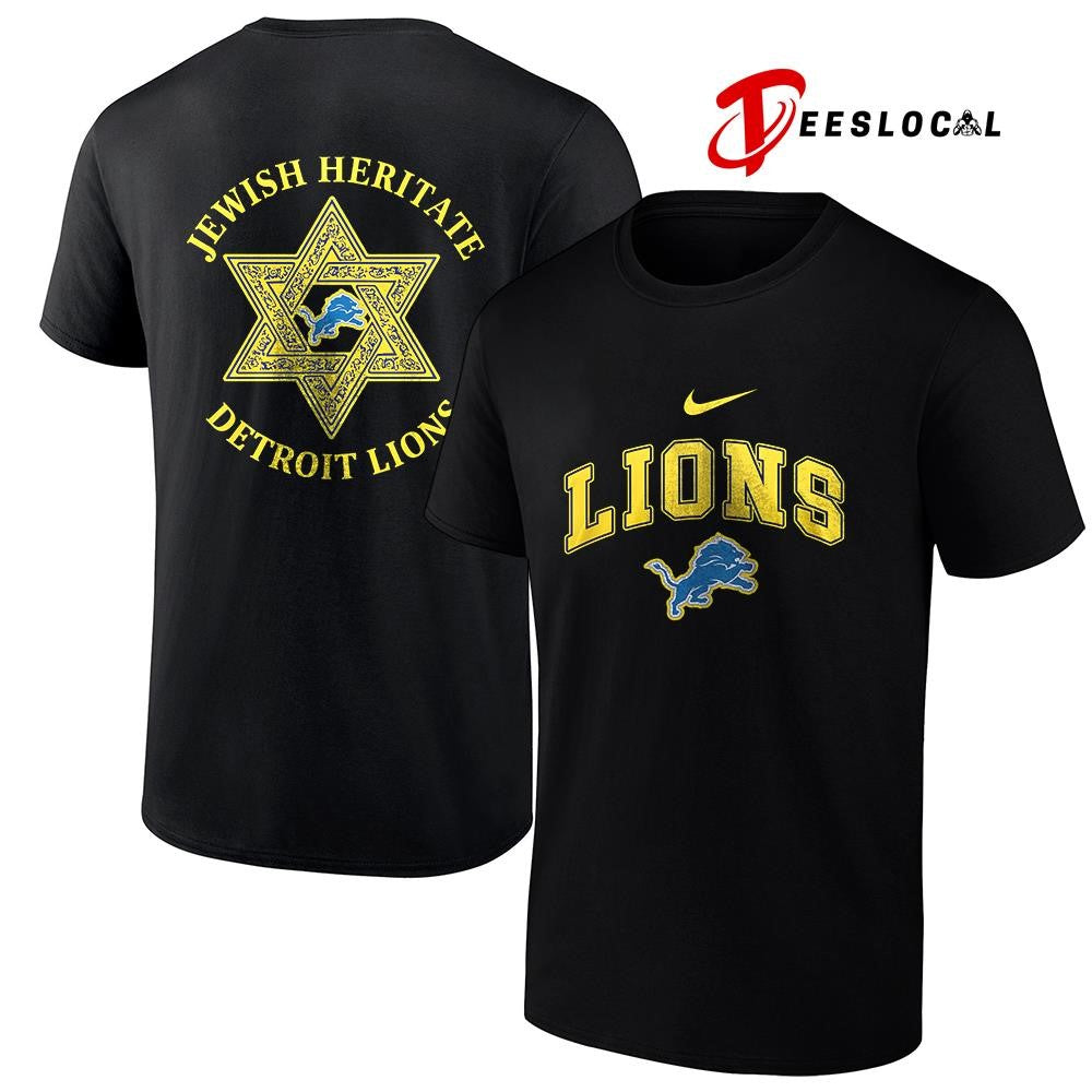 Detroit Lions Jewish heritage logo shirt