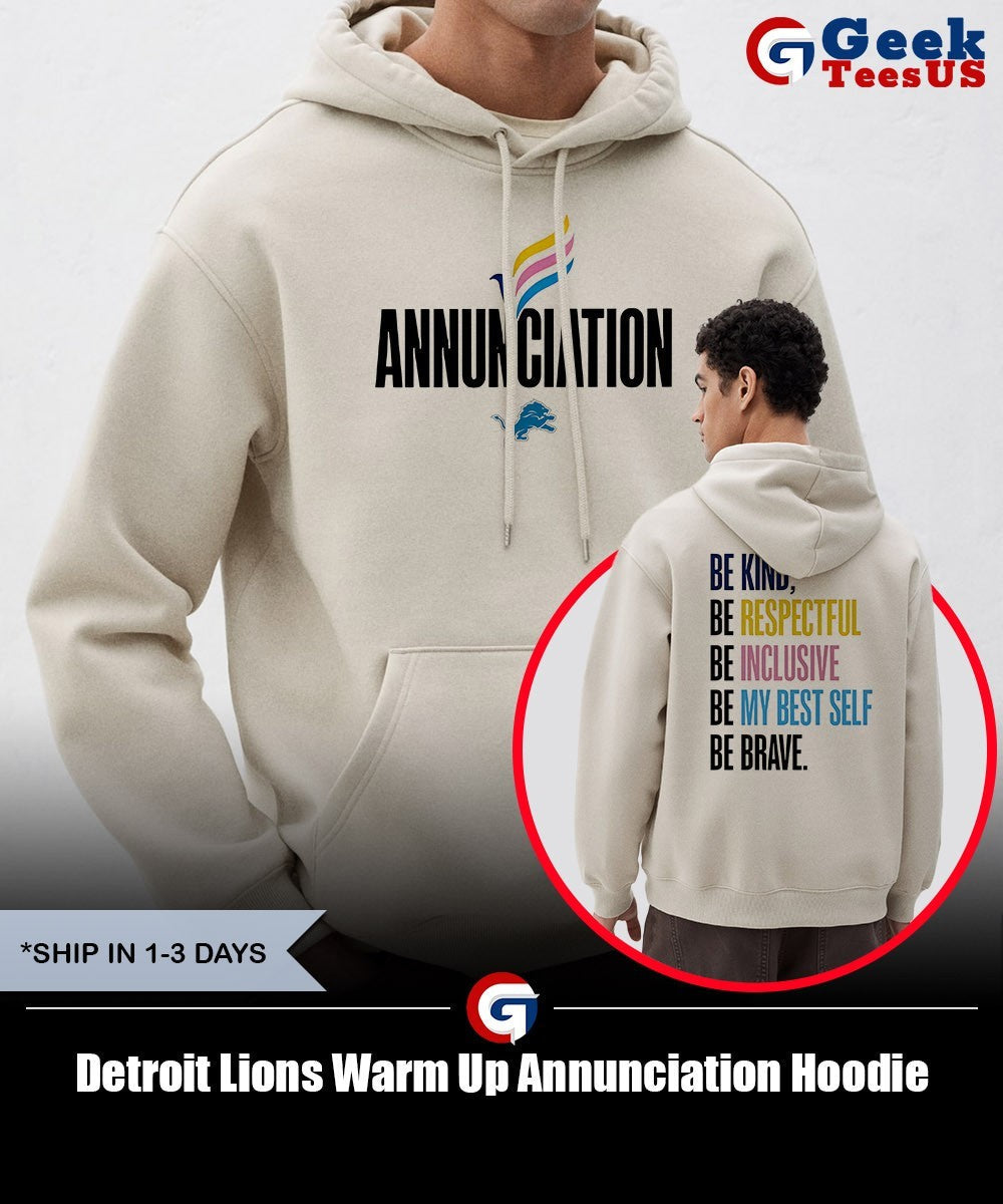 Detroit Lions Warm Up Annunciation shirt