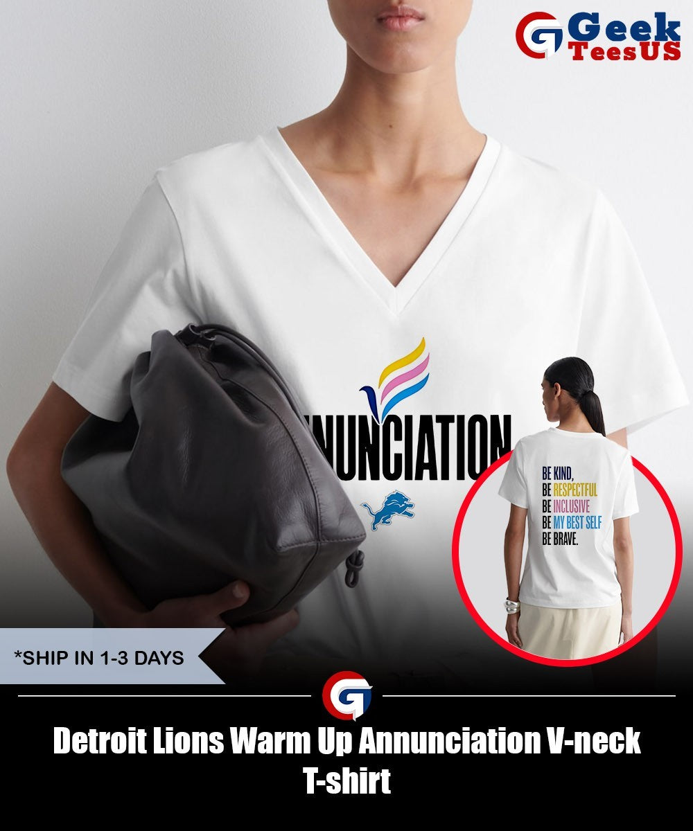 Detroit Lions Warm Up Annunciation shirt